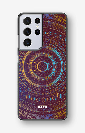 Samsung Galaxy S21 Ultra Hard Case – Royal Mandala - View 1