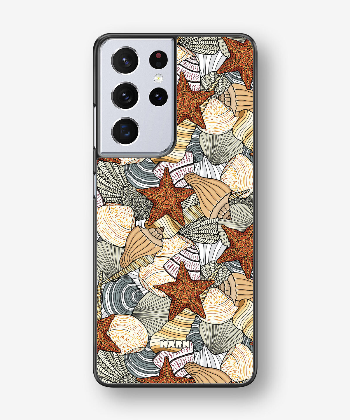 Samsung Galaxy S21 Ultra Hard Case – Sea Shells - View 1