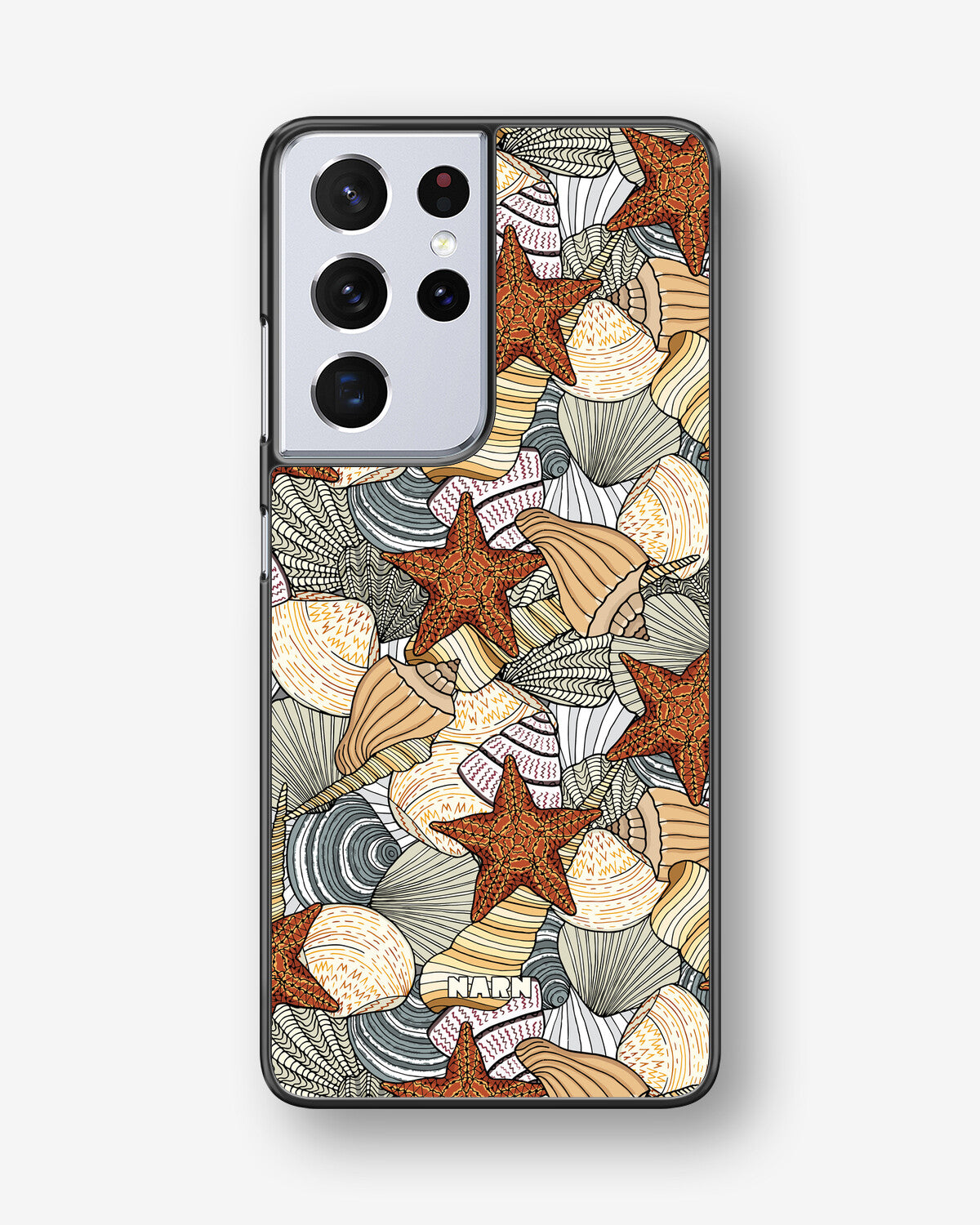 Samsung Galaxy S21 Ultra Hard Case – Sea Shells - View 1