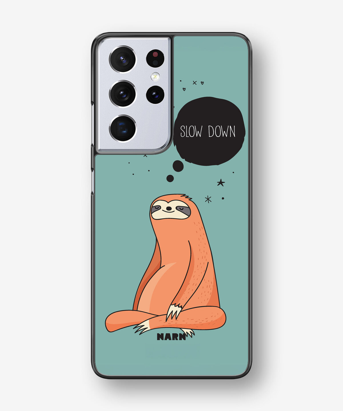 Samsung Galaxy S21 Ultra Hard Case – Slow Down Sloth - View 1