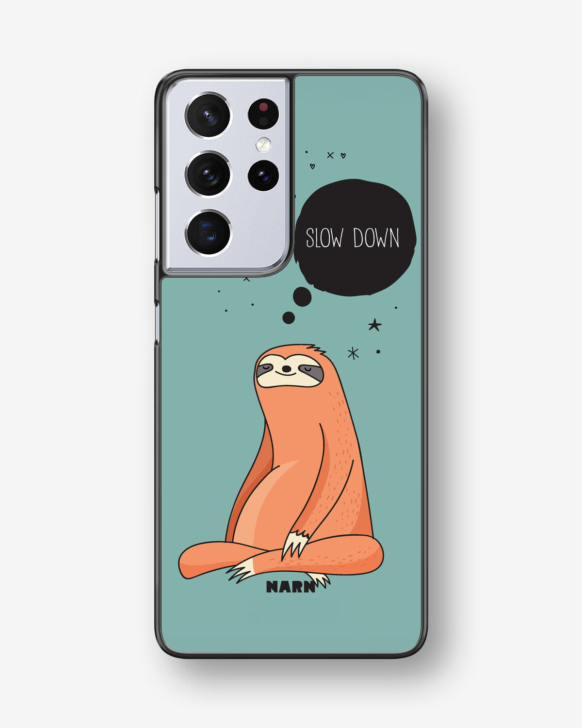 Samsung Galaxy S21 Ultra Hard Case – Slow Down Sloth - View 1