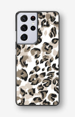 Samsung Galaxy S21 Ultra Hard Case – Snow Leopard - View 1