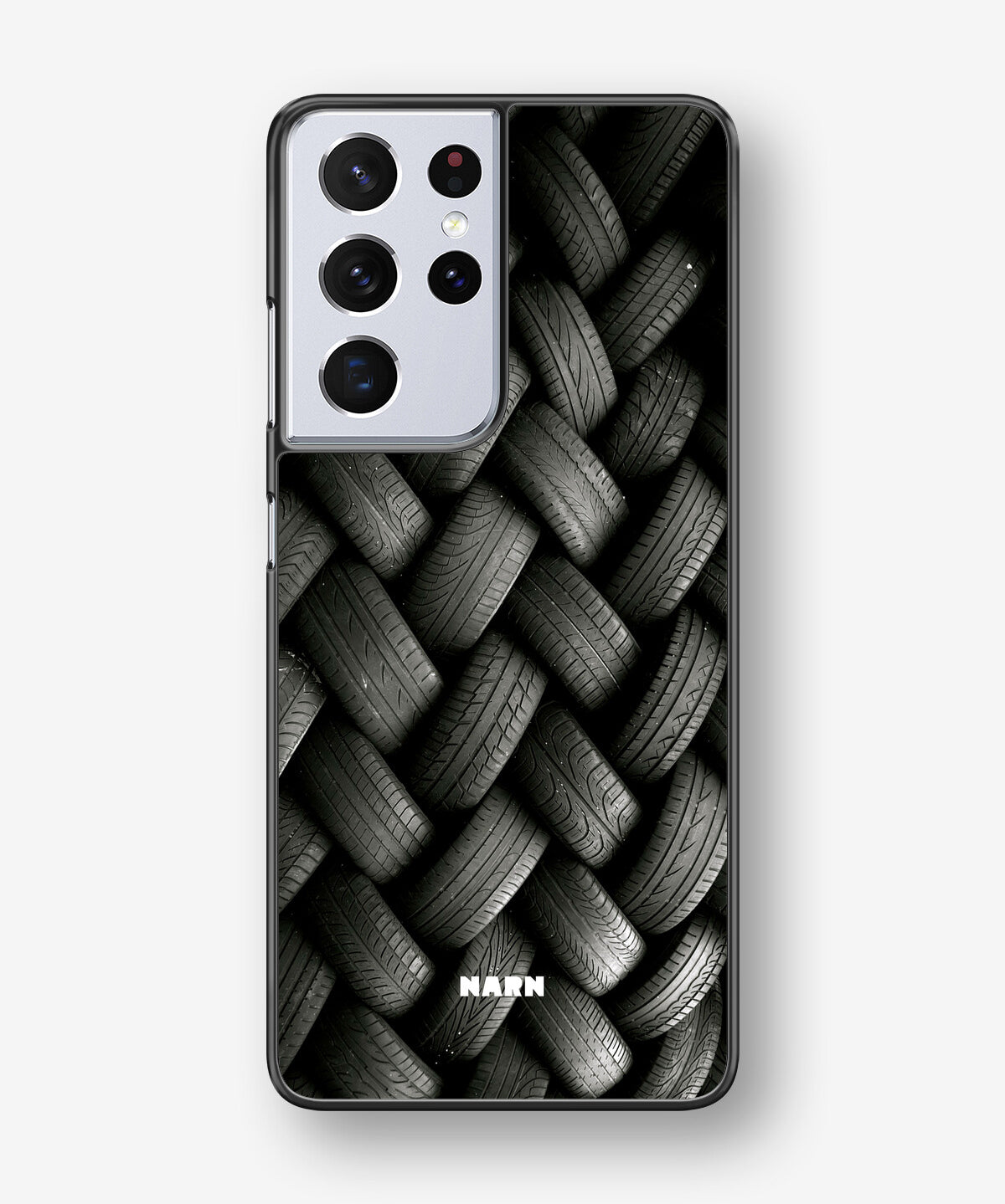 Samsung Galaxy S21 Ultra Hard Case – Tires Wall - View 1