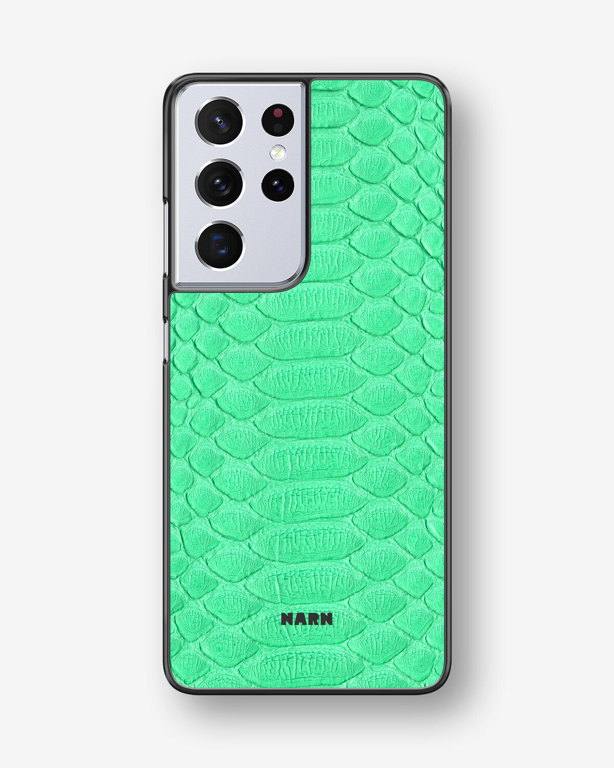 Samsung Galaxy S21 Ultra Hard Case – Turquoise Snake - View 1