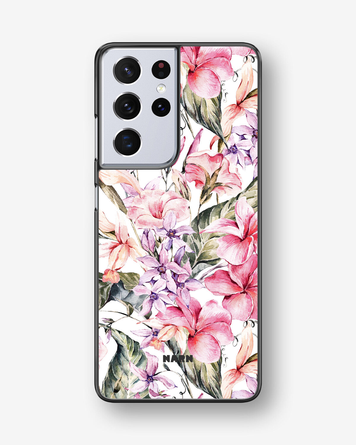 Samsung Galaxy S21 Ultra Hard Case – Watercolor Flowers - View 1