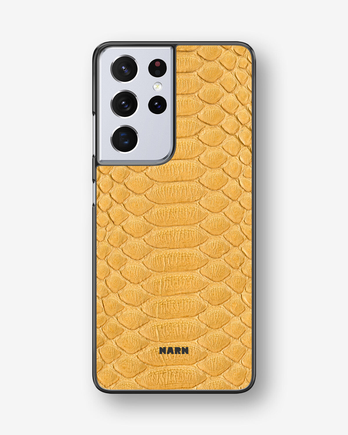 Samsung Galaxy S21 Ultra Hard Case – Yellow Snake - View 1