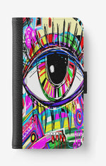 Samsung Galaxy S21 Ultra Wallet Case - Abstract Eye - View 1