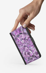 Samsung Galaxy S21 Wallet Case - Lavender Crystals - View 2
