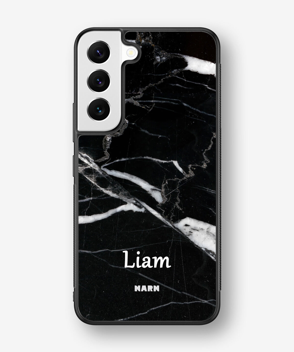 Samsung Galaxy S22 Hard Case – Custom - Black Marble - View 1