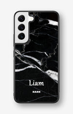 Samsung Galaxy S22 Hard Case – Custom - Black Marble - View 1