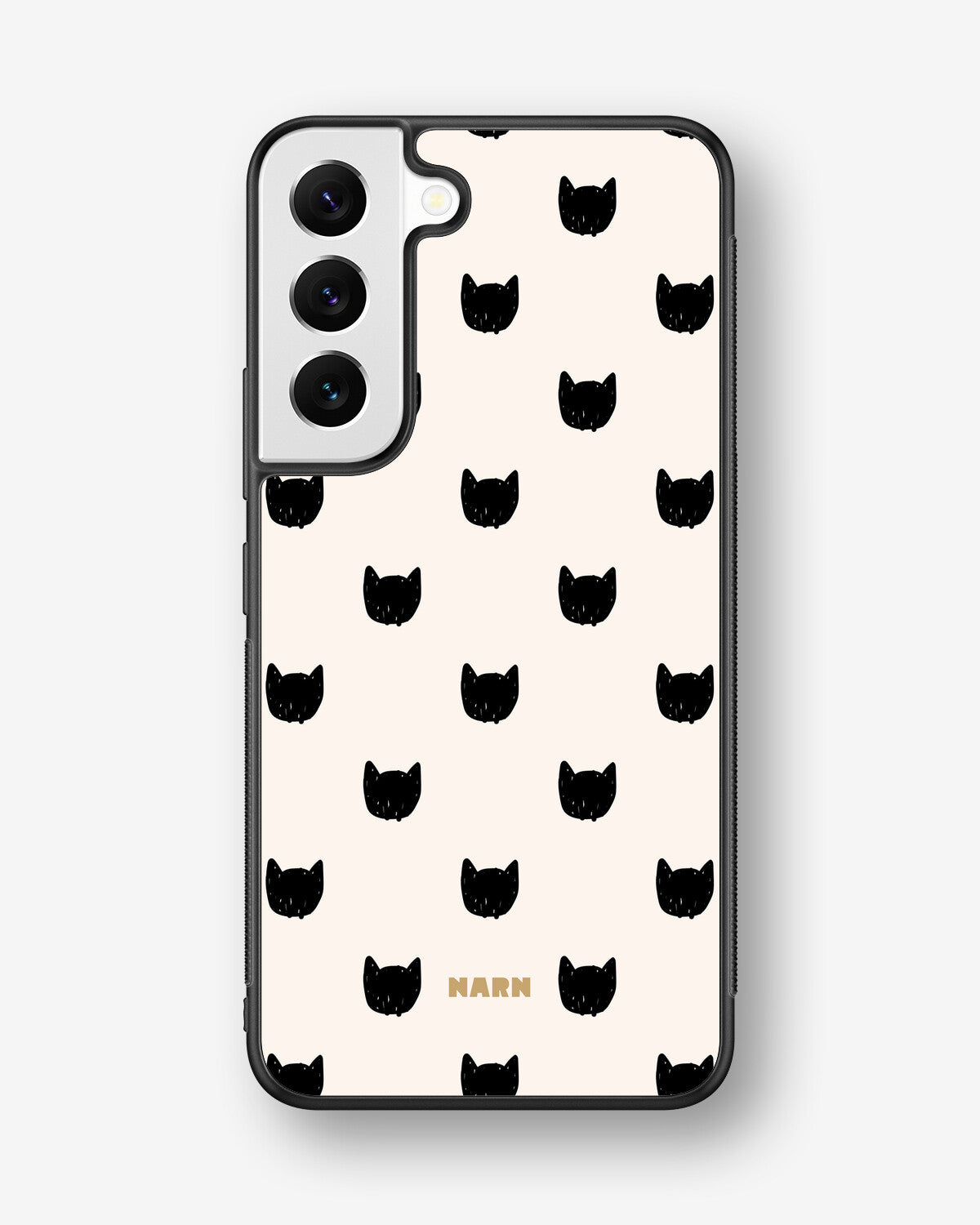 Samsung Galaxy S22 Hard Case – Kitty Dots - View 1