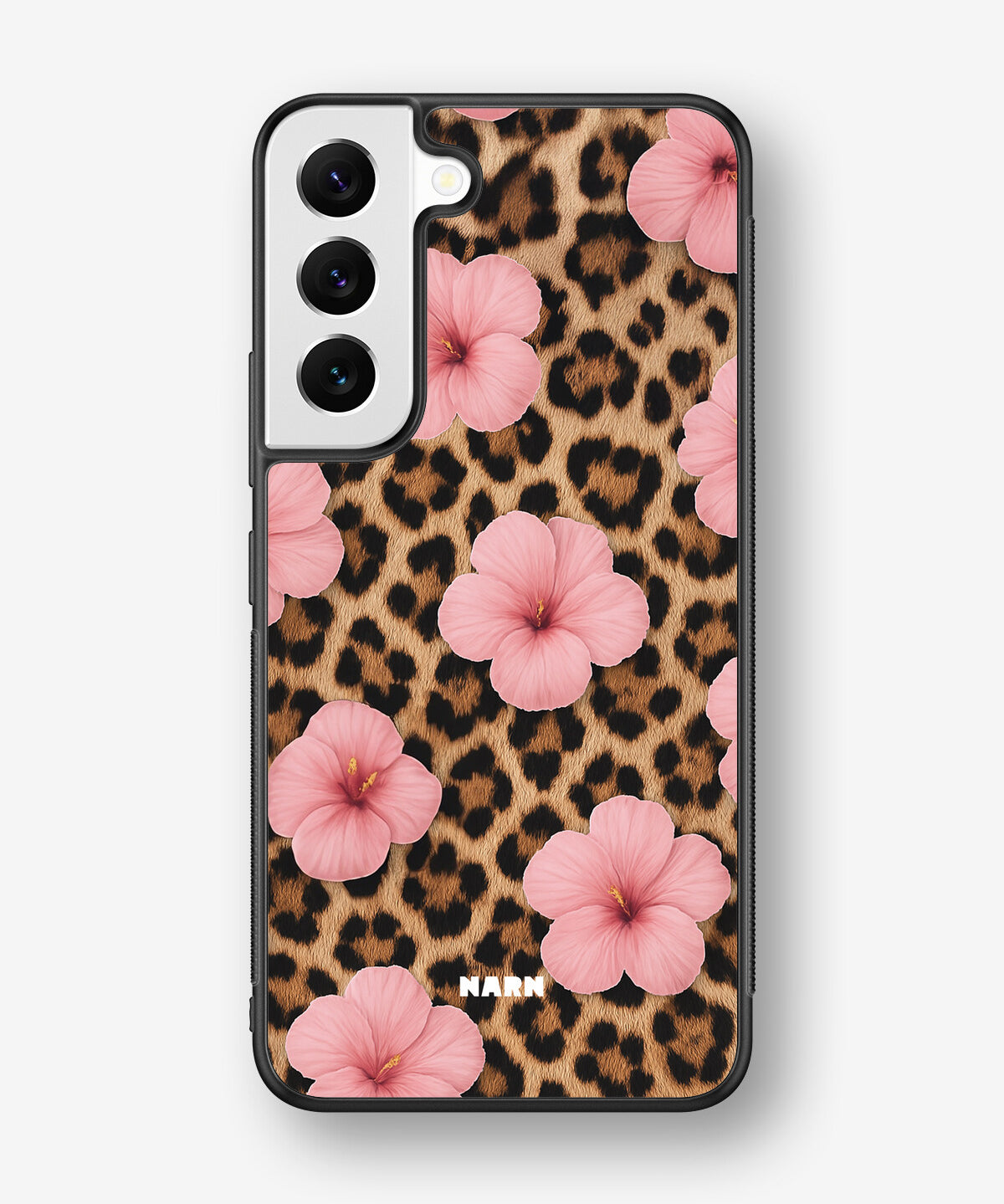 Samsung Galaxy S22 Hard Case – Leopard Flower - View 1