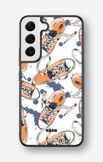 Samsung Galaxy S22 Hard Case – Apricot Sneakers - View 1