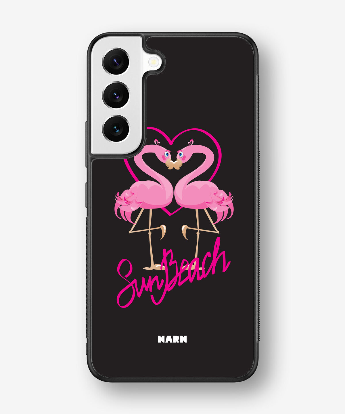 Samsung Galaxy S22 Hard Case – Beach Flamingo - View 1