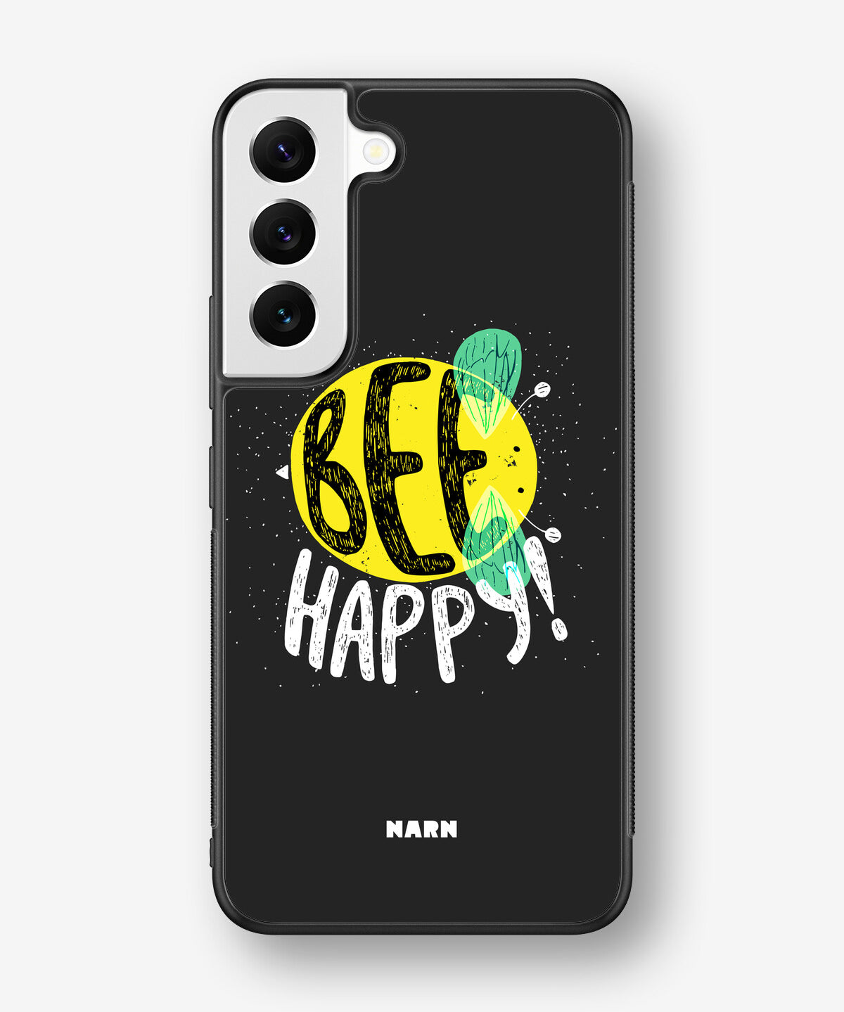 Samsung Galaxy S22 Hard Case – BEE Happy - View 1
