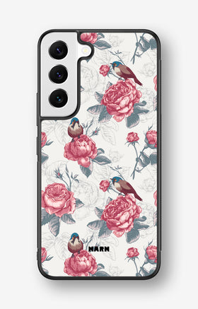 Samsung Galaxy S22 Hard Case – Birds Among Roses - View 1