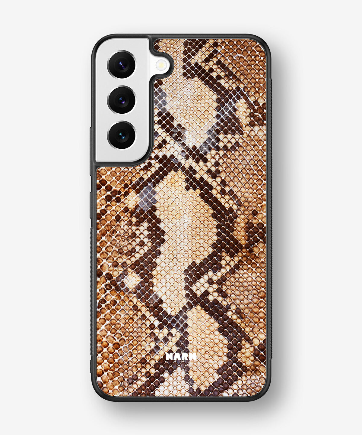 Samsung Galaxy S22 Hard Case – Brown Snakeskin - View 1