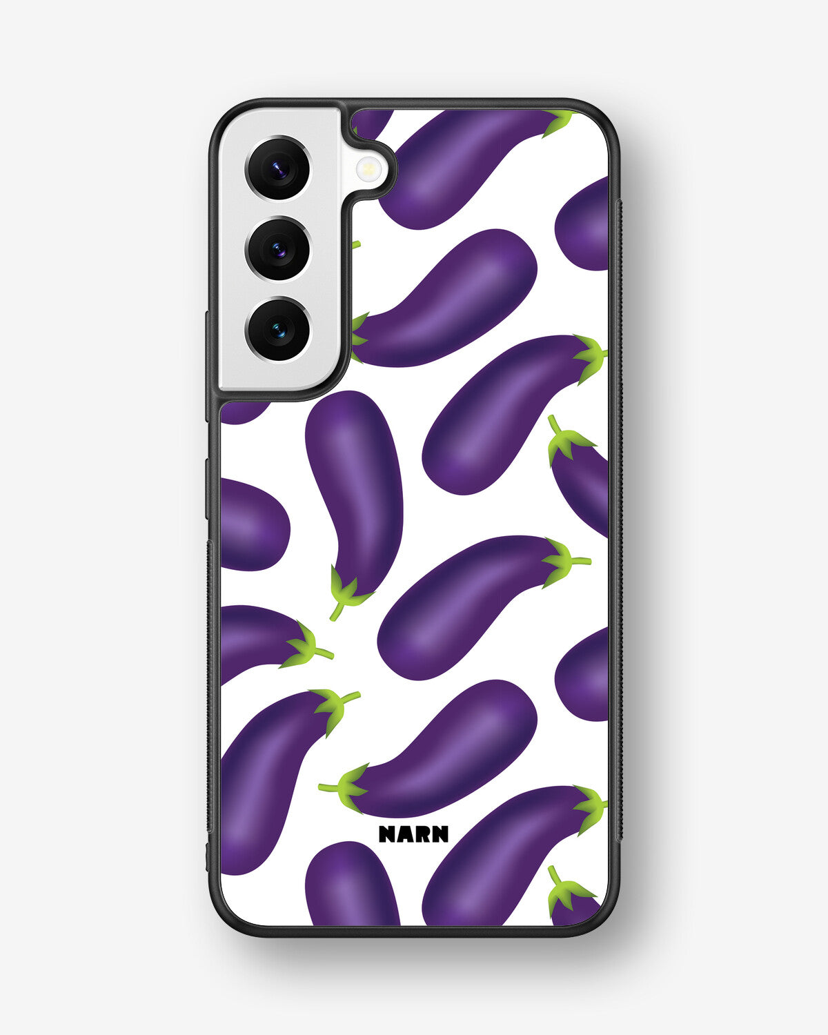 Samsung Galaxy S22 Hard Case – Eggplant Pattern - View 1