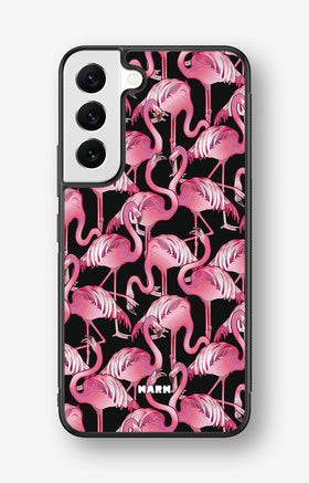 Samsung Galaxy S22 Hard Case – Flamingos - View 1