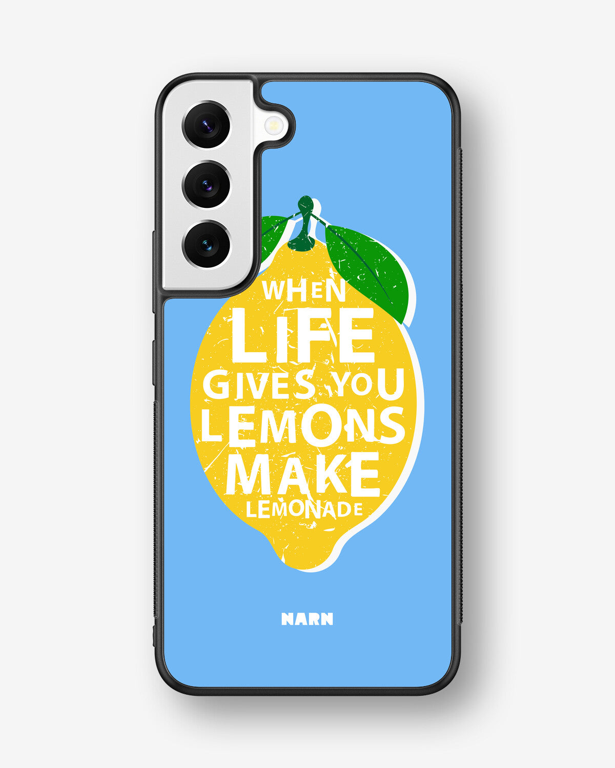 Samsung Galaxy S22 Hard Case – Lemon Quote - View 1