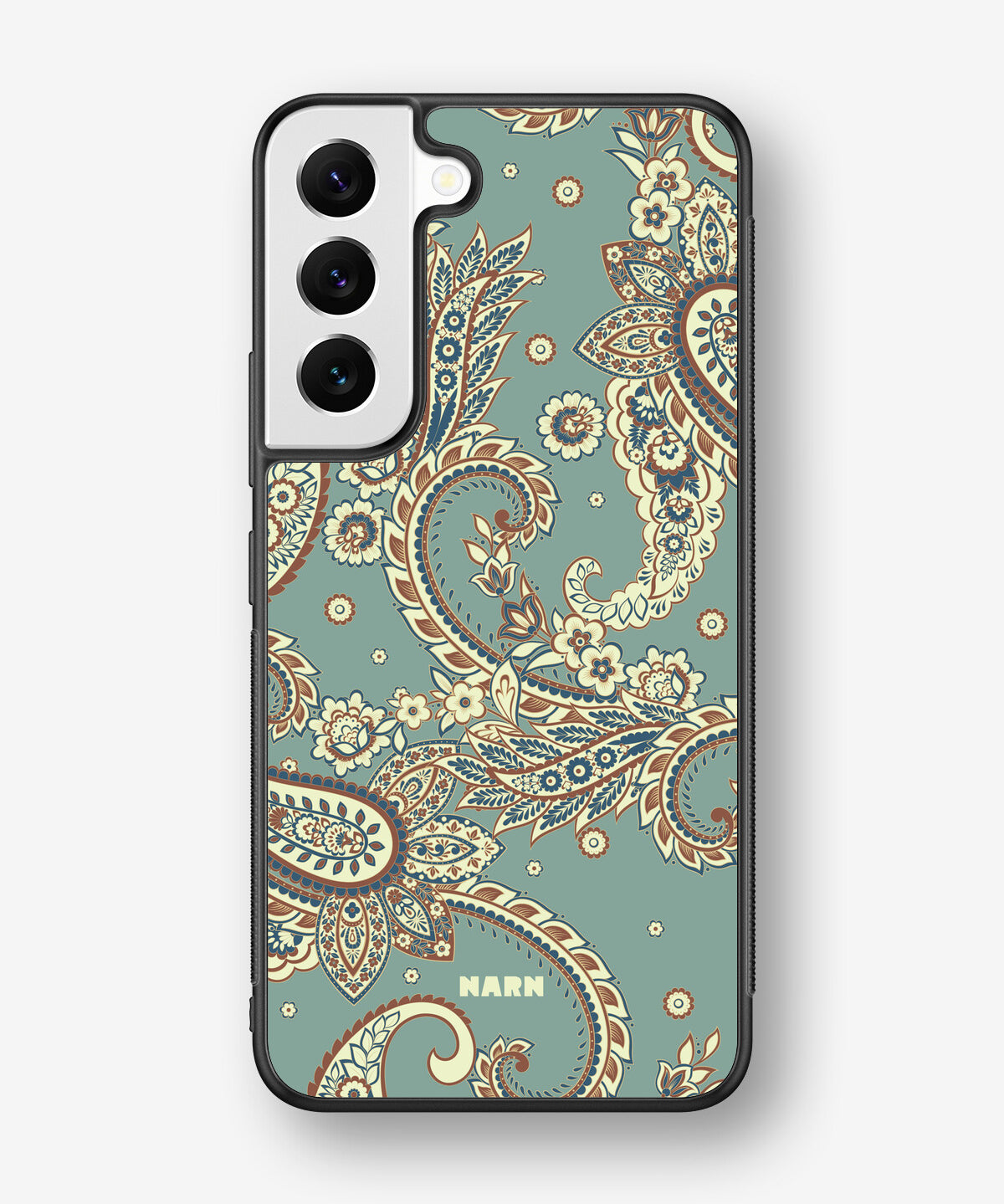 Samsung Galaxy S22 Hard Case – Paisley Green - View 1
