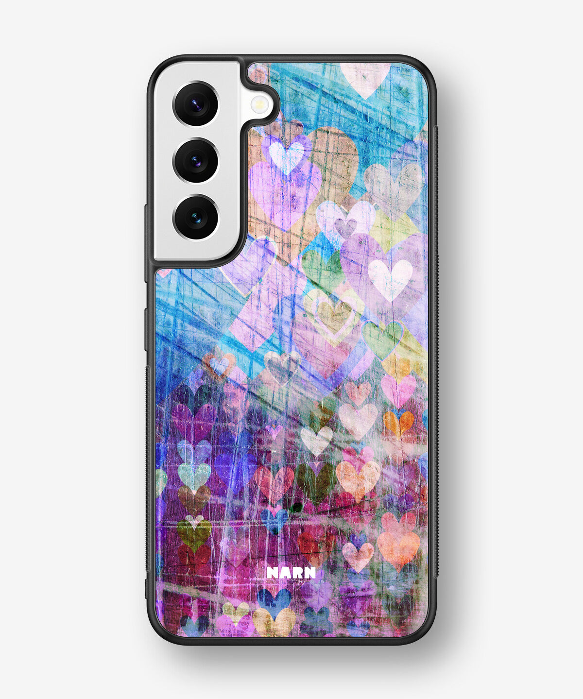 Samsung Galaxy S22 Hard Case – Purple Hearts - View 1
