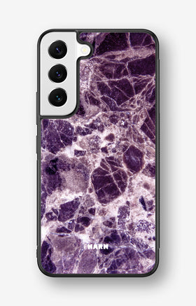 Samsung Galaxy S22 Hard Case – Purple Marble - View 1