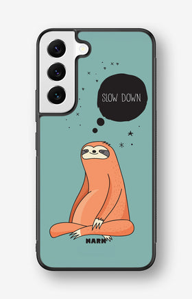 Samsung Galaxy S22 Hard Case – Slow Down Sloth - View 1