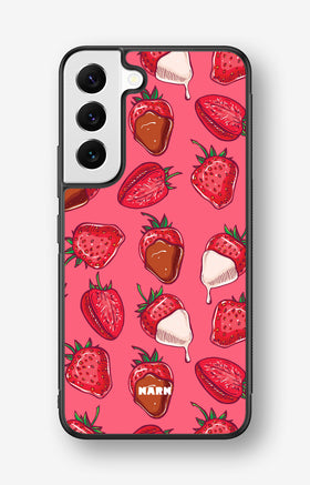 Samsung Galaxy S22 Hard Case – Strawberry Chocolate - View 1