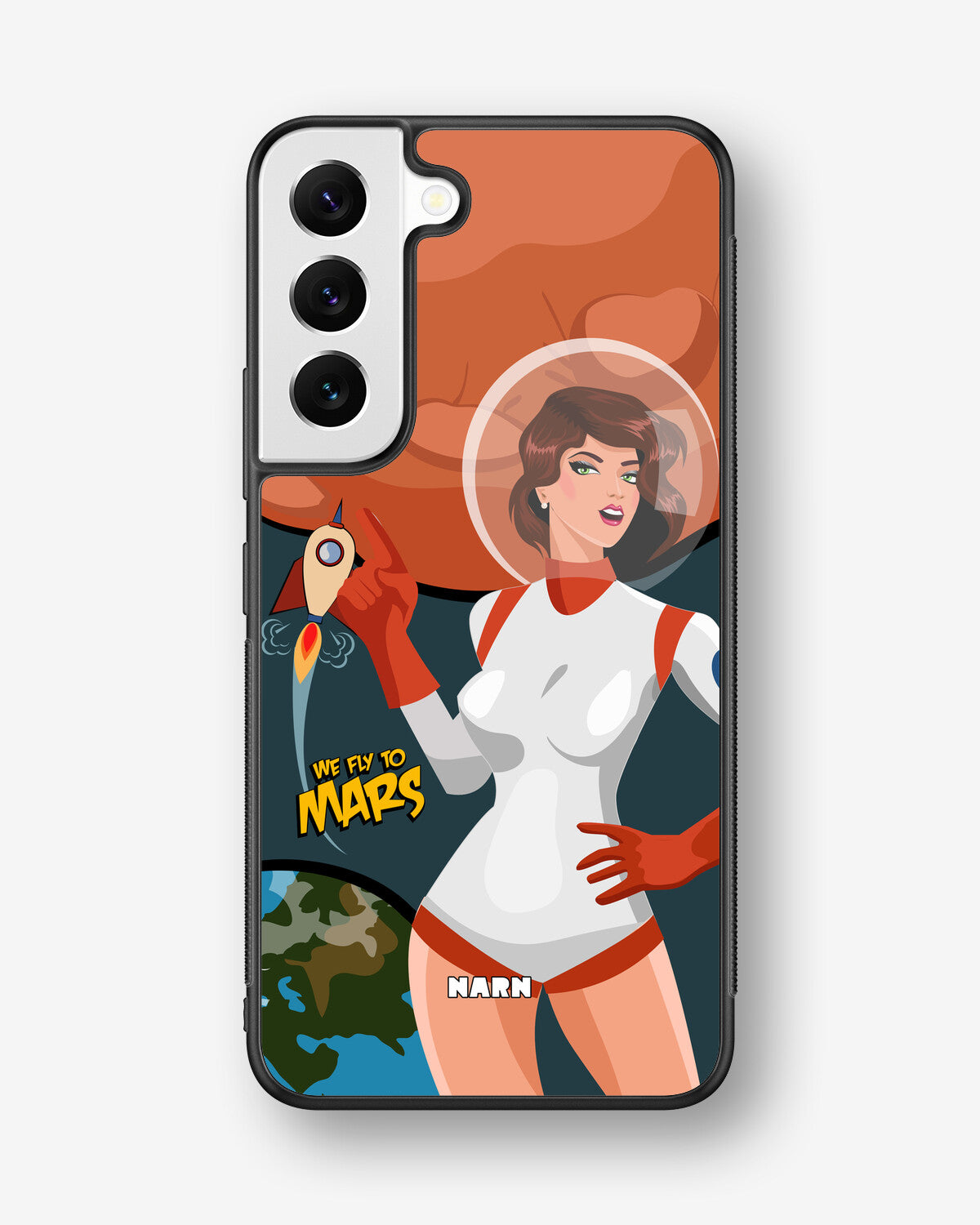 Samsung Galaxy S22 Hard Case – We Fly To Mars - View 1