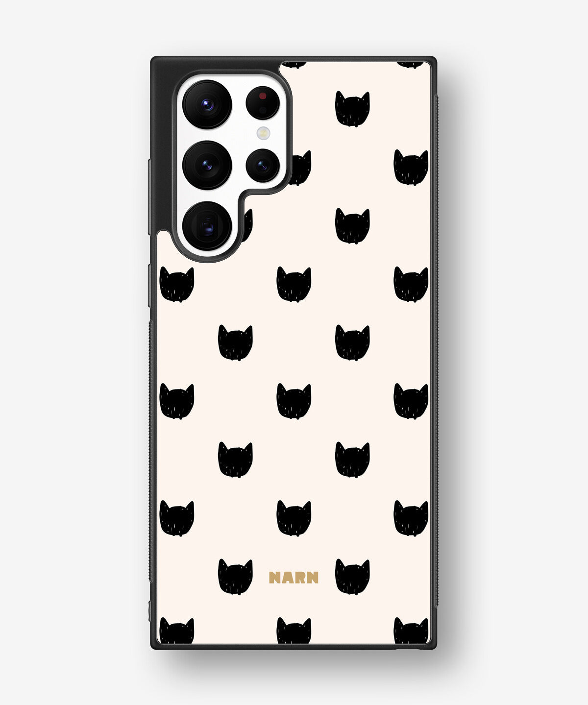 Samsung Galaxy S22 Ultra Hard Case – Kitty Dots - View 1