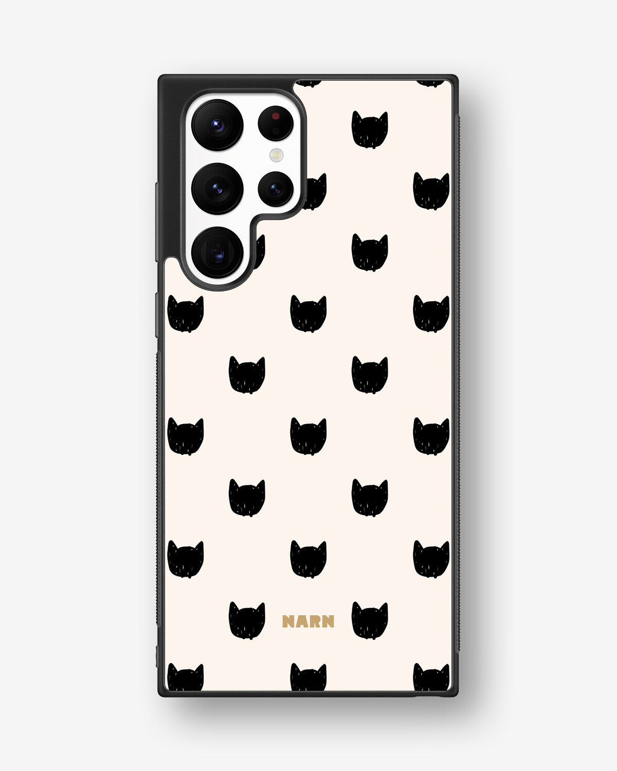 Samsung Galaxy S22 Ultra Hard Case – Kitty Dots - View 1