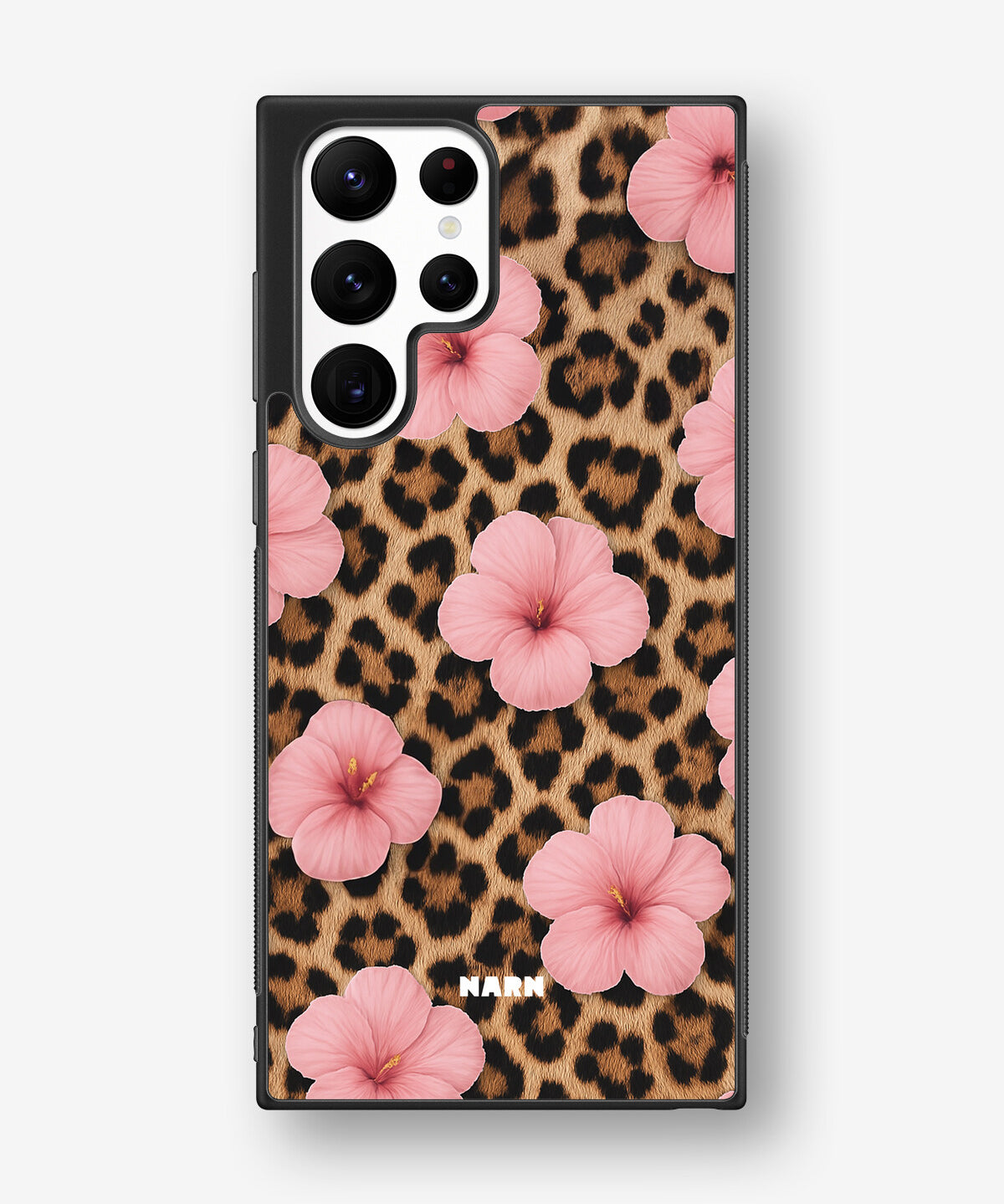 Samsung Galaxy S22 Ultra Hard Case – Leopard Flower - View 1