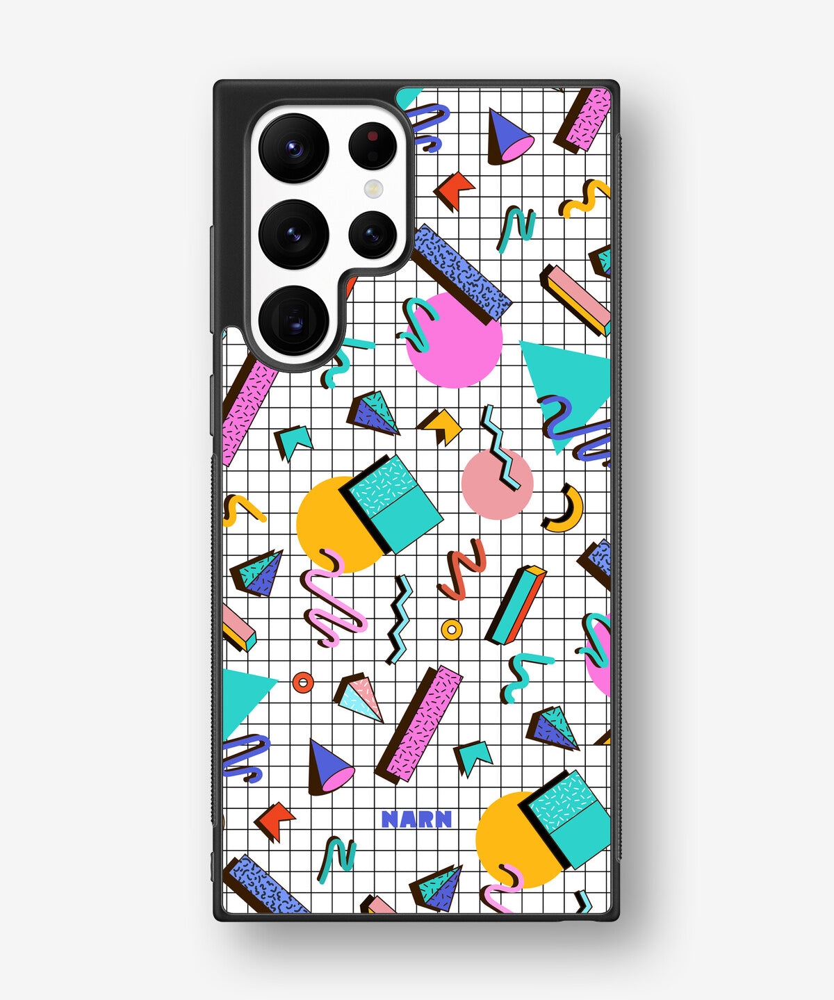 Samsung Galaxy S22 Ultra Hard Case – 80s Memphis - View 1