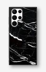 Samsung Galaxy S22 Ultra Hard Case – Black Marble - View 1
