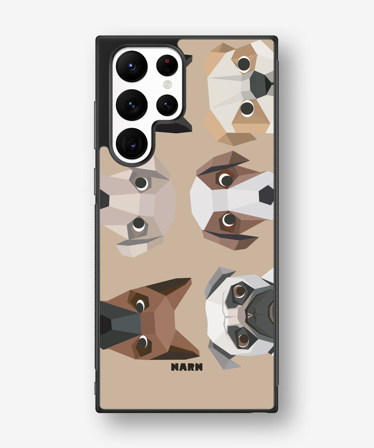Samsung Galaxy S22 Ultra Hard Case – Cute Dogs - View 1