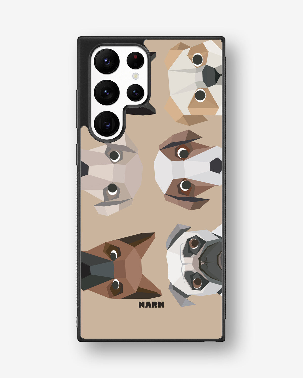Samsung Galaxy S22 Ultra Hard Case – Cute Dogs - View 1