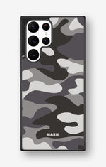 Samsung Galaxy S22 Ultra Hard Case – Grey Camo - View 1
