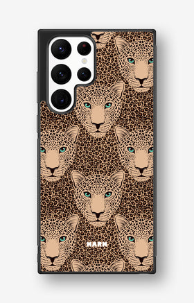 Samsung Galaxy S22 Ultra Hard Case – Leopard Gaze - View 1