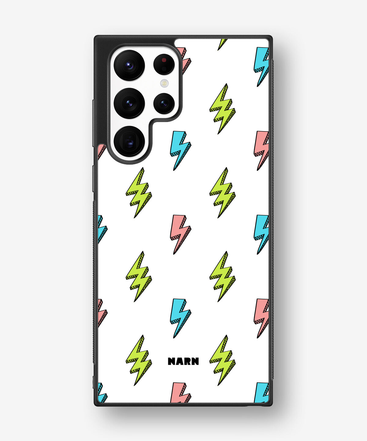 Samsung Galaxy S22 Ultra Hard Case – Lightning Bolts - View 1