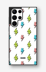 Samsung Galaxy S22 Ultra Hard Case – Lightning Bolts - View 1