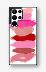 Samsung Galaxy S22 Ultra Hard Case – Lipstick Smears - View 1