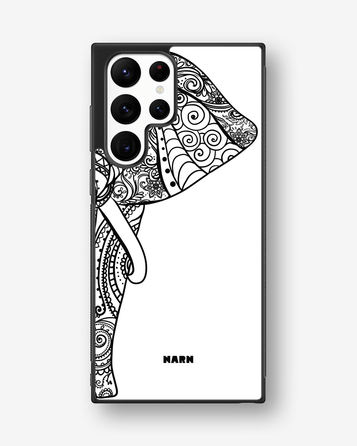 Samsung Galaxy S22 Ultra Hard Case – Mandala Elephant - View 1