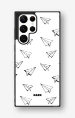 Samsung Galaxy S22 Ultra Hard Case – Paper Planes - View 1