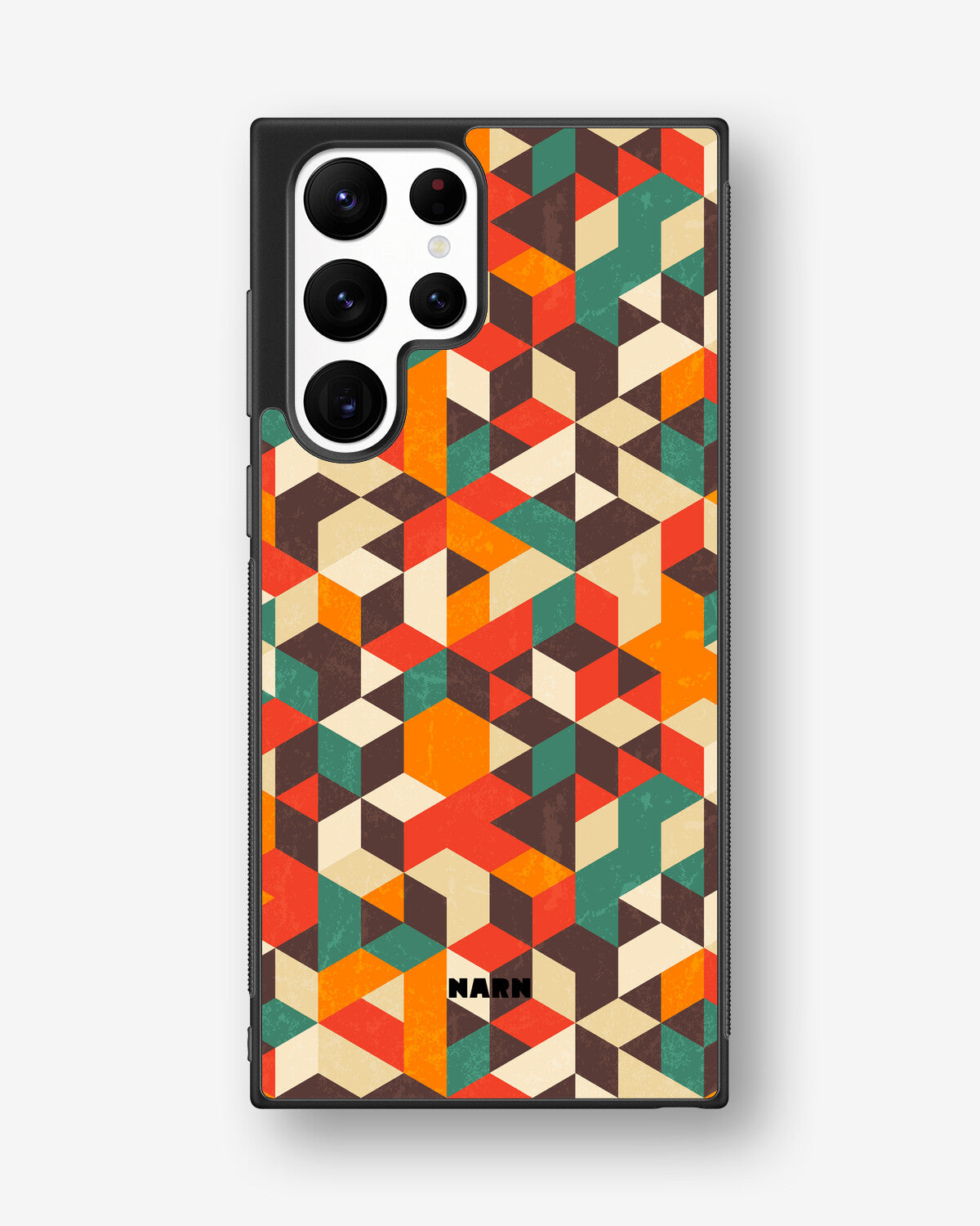 Samsung Galaxy S22 Ultra Hard Case – Retro Geometric - View 1