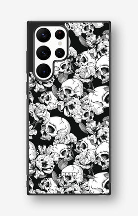 Samsung Galaxy S22 Ultra Hard Case – Skull Garden - View 1