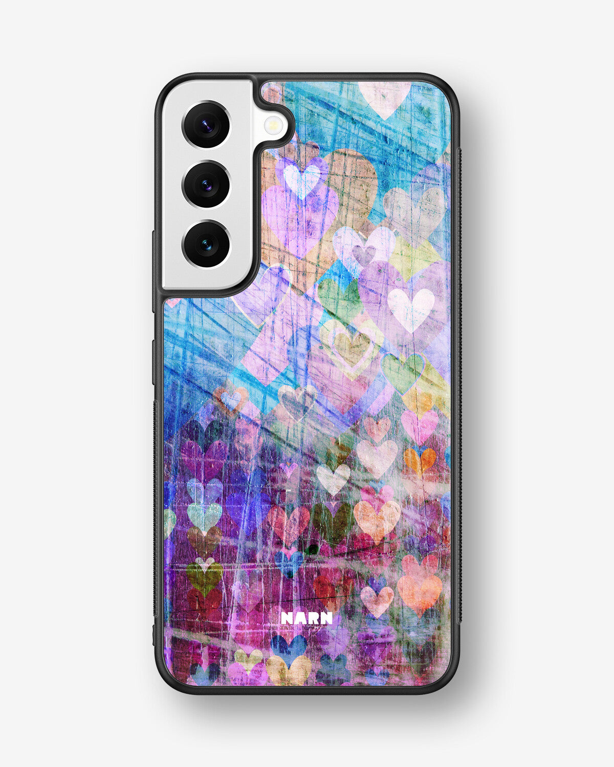 Samsung Galaxy S23 5G Hard Case – Purple Hearts - View 1