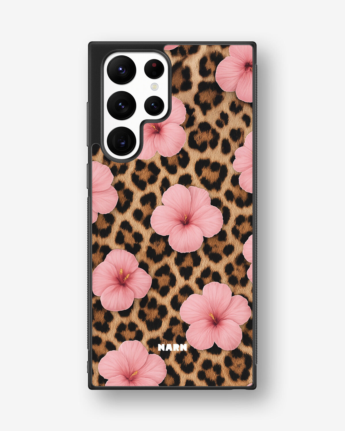 Samsung Galaxy S23 Ultra Hard Case – Leopard Flower - View 1