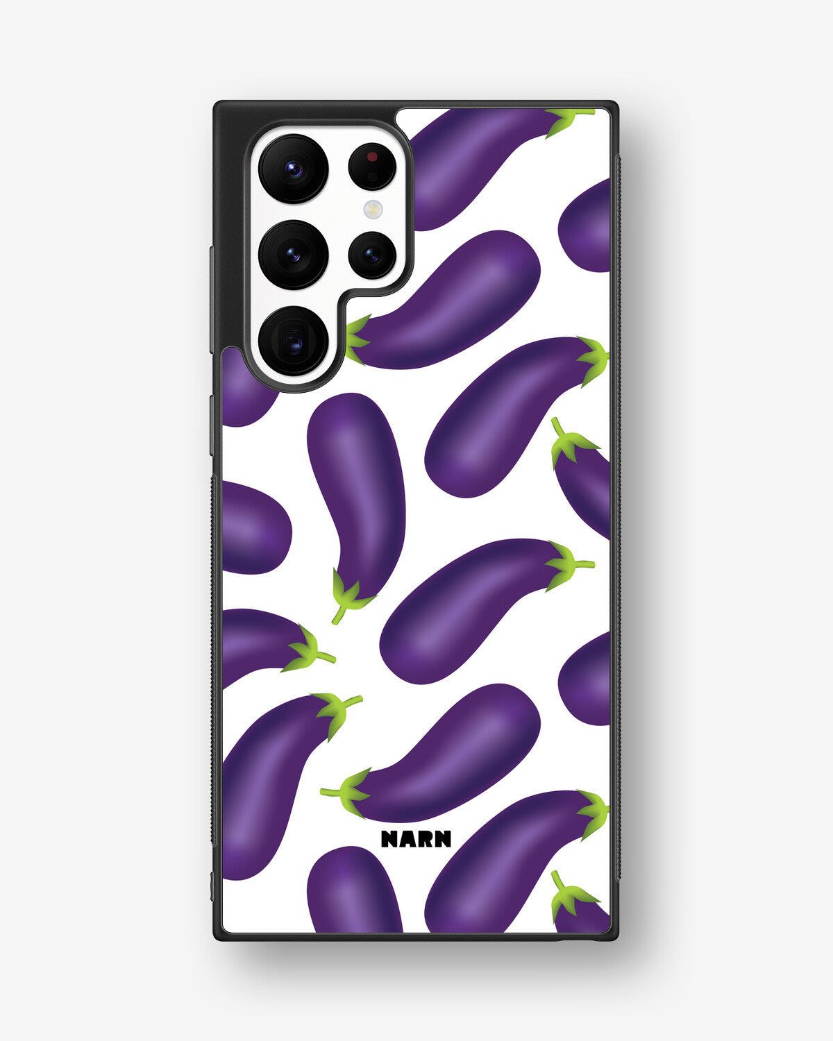 Samsung Galaxy S23 Ultra Hard Case – Eggplant Pattern - View 1