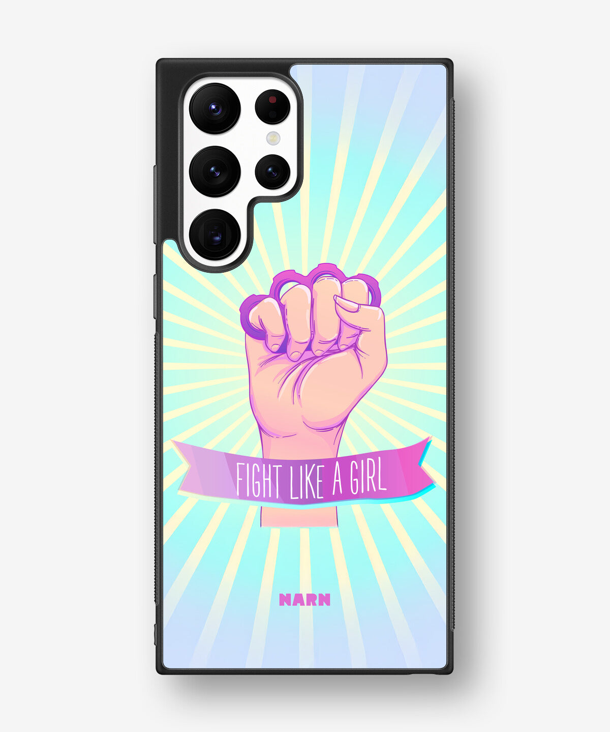 Samsung Galaxy S23 Ultra Hard Case – Fight Like A Girl - View 1